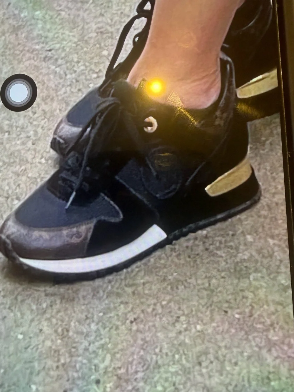 Louis Vuitton Black and Gold Women's Sneaker Runners